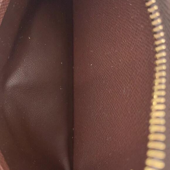 Louis Vuitton Vintage Damier Ebene Compact Sarah Wallet W/Box Zip Around - Picture 12 of 16